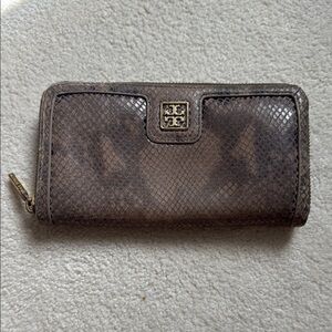Tory Burch Snakeskin Print Wallet